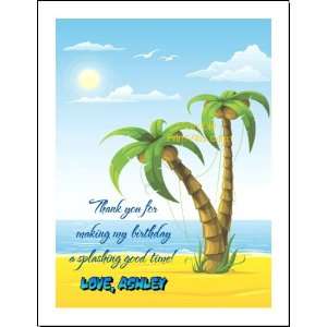 Beach Party Thank You Cards