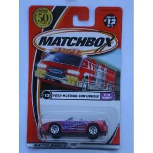  Matchbox 2002 12/75 Style Champs Ford Mustang Convertible 