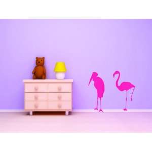  Removable Wall Decals  Flamingo