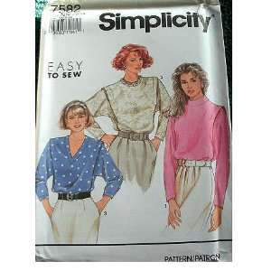   10 12 14 16 SIMPLICITY EASY TO SEW PATTERN 7582 Arts, Crafts & Sewing