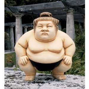  Xoticbrands 23 Asian Sumo Wrestler Home Garden Sculpture 