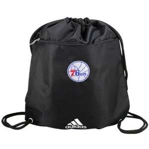  adidas Philadelphia 76ers Black NBA Logo Gym Sack Sports 