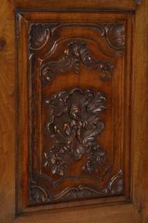 Antique Southern German Walnut Armoire Cabinet ~ Dated 1745  
