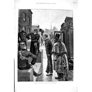  1890 MILITARY LIFE SCENE ARRIVAL NEW SUBALTERN FINE ART 