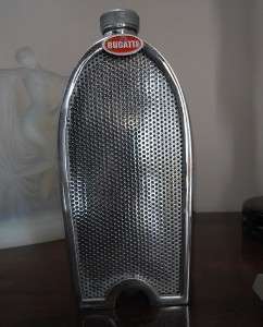Very nice Ruddspeed style Bugatti radiator decanter  