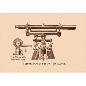  Hydrographers 18 Inch Wye Level   Paper Poster (18.75 x 28 