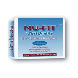  First Quality Nu Fit Adult Brief Mat Body Large 45   58 