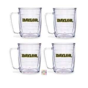  Baylor Bears Tervis Tumblers 17 oz Mugs   set of 4 Patio 