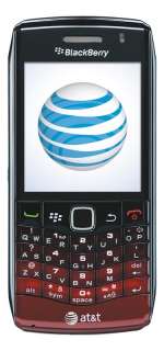 BlackBerry Pearl 9100 Phone, Red Gradient (AT&T)