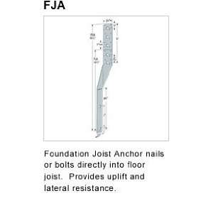  Simpson Foundation Joist Anchor FJA