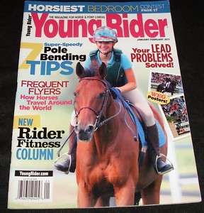 YOUNG RIDER HORSE PONY Magazine Jan/Feb 2011 riding  