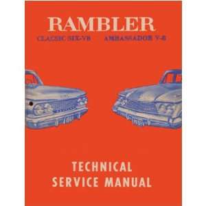    1961 AMC AMBASSADOR CLASSIC Service Shop Repair Manual Automotive