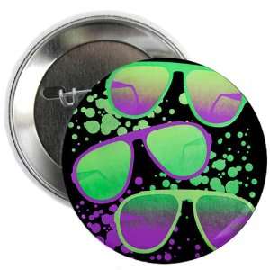   Button 80s Sunglasses (Fashion Music Songs Clothes) 