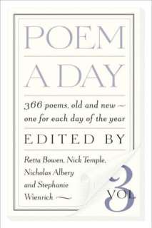   & NOBLE  Poem a Day by Retta Bowen, Steerforth Press  Paperback