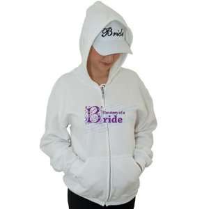  Story of the Bride Hooded Sweatshirt (Size small, Full Zip 