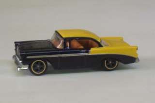1956 Chevy Yellow Black Real Riders LE Hot Wheels Car Toy  