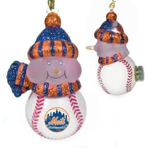  New York Mets MLB All Star Light Up Acrylic Snowman 