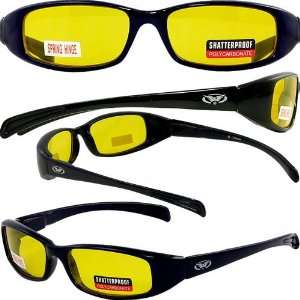    Global Vision New Attitude Sunglasses w/ Yellow Lenses Automotive