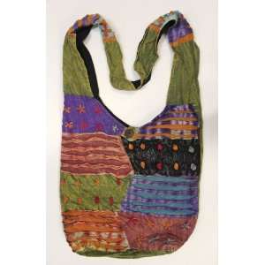   Cotton Bohemian / Hippie / Gypsy Crossbody Bag Nepal 