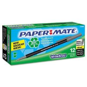  Paper Mate Write Bros. Recycled Stick Ballpoint Pen 