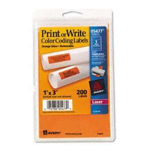  Avery® Print or Write Removable Color Coding Labels LABEL 