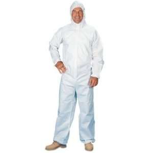   Industries   Safegard Coverall With Hood And Elastic Wrists   2X Large