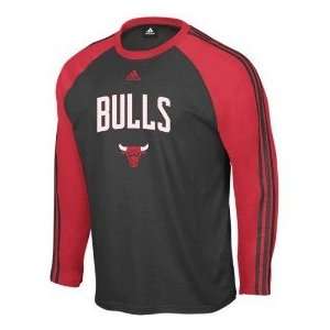  Chicago Bulls Long Sleeve Fan Gear T Shirt Sports 
