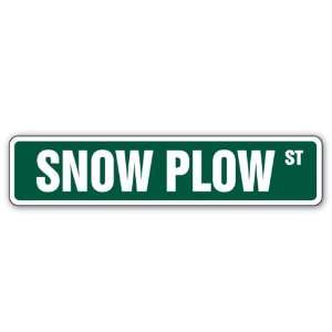  SNOW PLOW Street Sign business signs truck driver new 