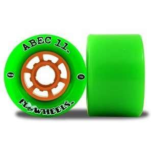  Abec 11 Longboard Wheels Flywheel Green 90mm 81a (Set of 4 