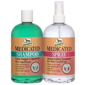    Absorbine Medicated Shampoo/spray Twin pack