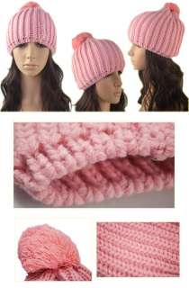 Fashion Women Girls Knit Crochet Winter Beanie Knitted Hat Cap Multi 