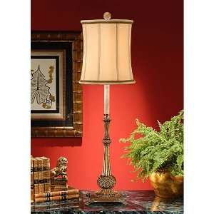  Wildwood Lamps 9293 Carved 1 Light Table Lamps in Hand 