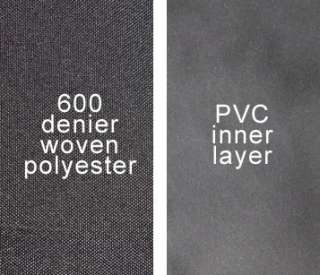 close up examination of Hydrotuff polyester / PVC dual layer 