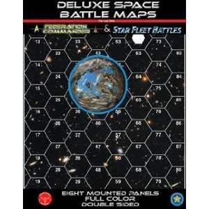    Federation Commander Deluxe Space Battle Maps Toys & Games