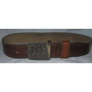  Leather Belt With Spirit of 76 Buckle 