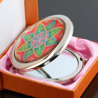 Silvery Cosmetic​ Compact Pocket Handbag Make Up Mini Mirror Round 