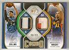 Brandan Wright/Jason Collins SP 3 color Dual GU Patch #