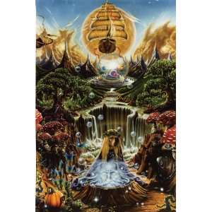  Richard Biffle Labyrinth Falls Colorful Fantasy Poster 24 