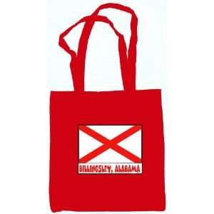  Billingsley Alabama Souvenir Tote Bag Red 