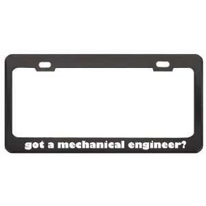   Engineer? Last Name Black Metal License Plate Frame Holder Border Tag
