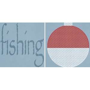  Sporty Words Fishing 12 x 12 Double Sided Paper Arts 
