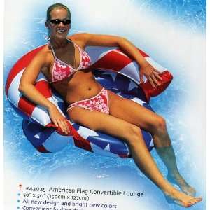  Bestway Inflatable USA Flag Lounge Chair Sports 