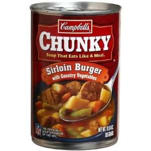  Campbells Chunky Soup, Sirloin Burger w/ ctry Vegetables 
