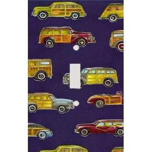  Woody Car Collage Decorative Switchplate Cover