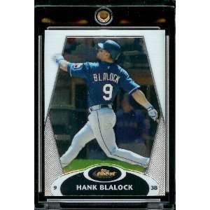  2008 Topps Finest # 111 Hank Blalock   Texas Rangers 