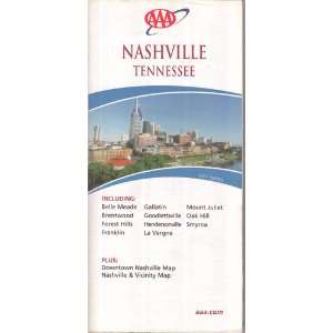  Nashville Tennessee AAA Map