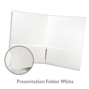  Presentation Folder White Folders   250/Carton Office 