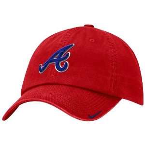  Nike Atlanta Braves Red Stadium Adjustable Hat Sports 