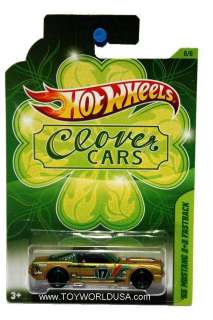 2012 Hot Wheels Clover Cars #6 1965 Ford Mustang 2+2 Fastback  
