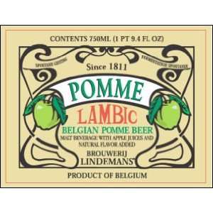  Lindemans Pomme Lambic 25OZ Grocery & Gourmet Food